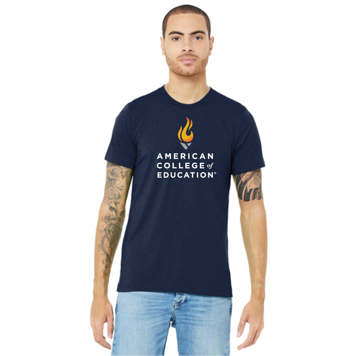 Full ACE Logo Unisex Triblend Short Sleeve Tee