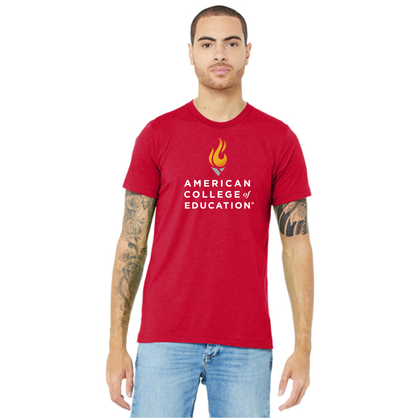 Full ACE Logo Unisex Triblend Short Sleeve Tee