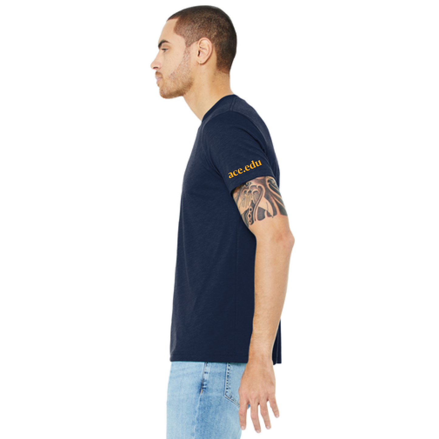Full ACE Logo Unisex Triblend Short Sleeve Tee
