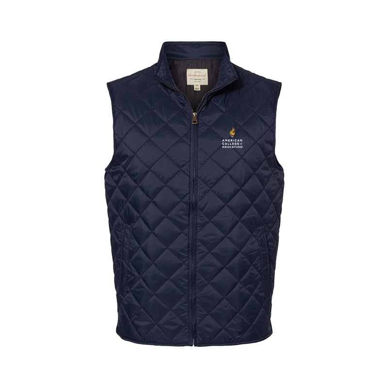 Men's Vintage Diamond Quilted Vest
