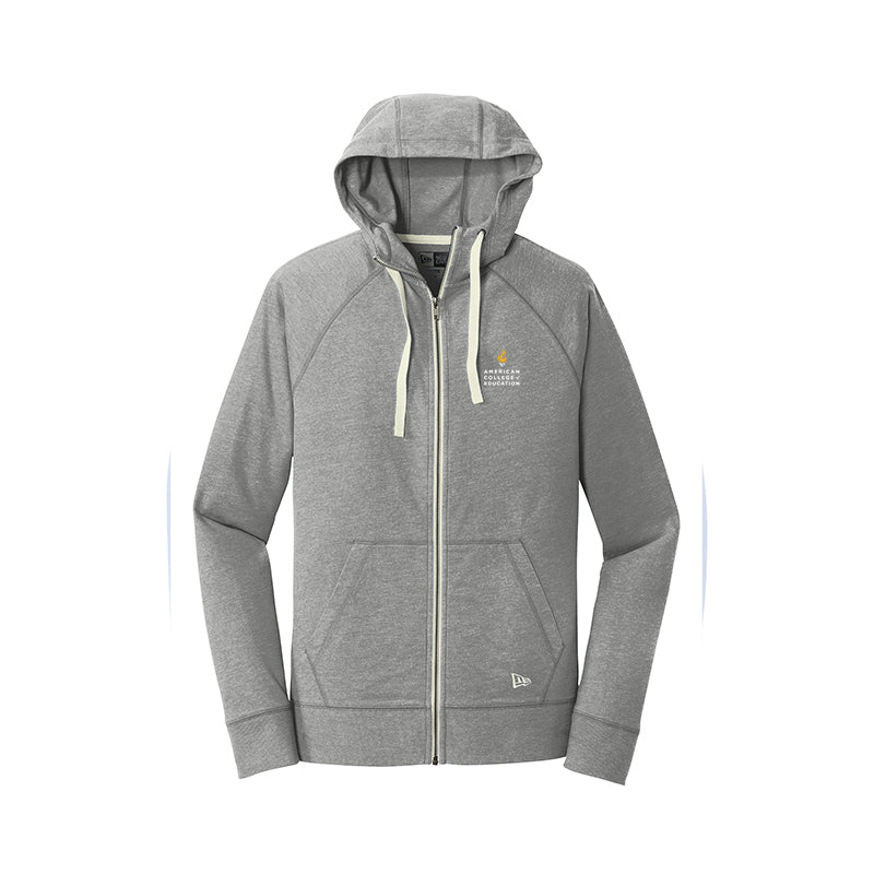 New Era Sueded Cotton Blend Full-Zip Hoodie