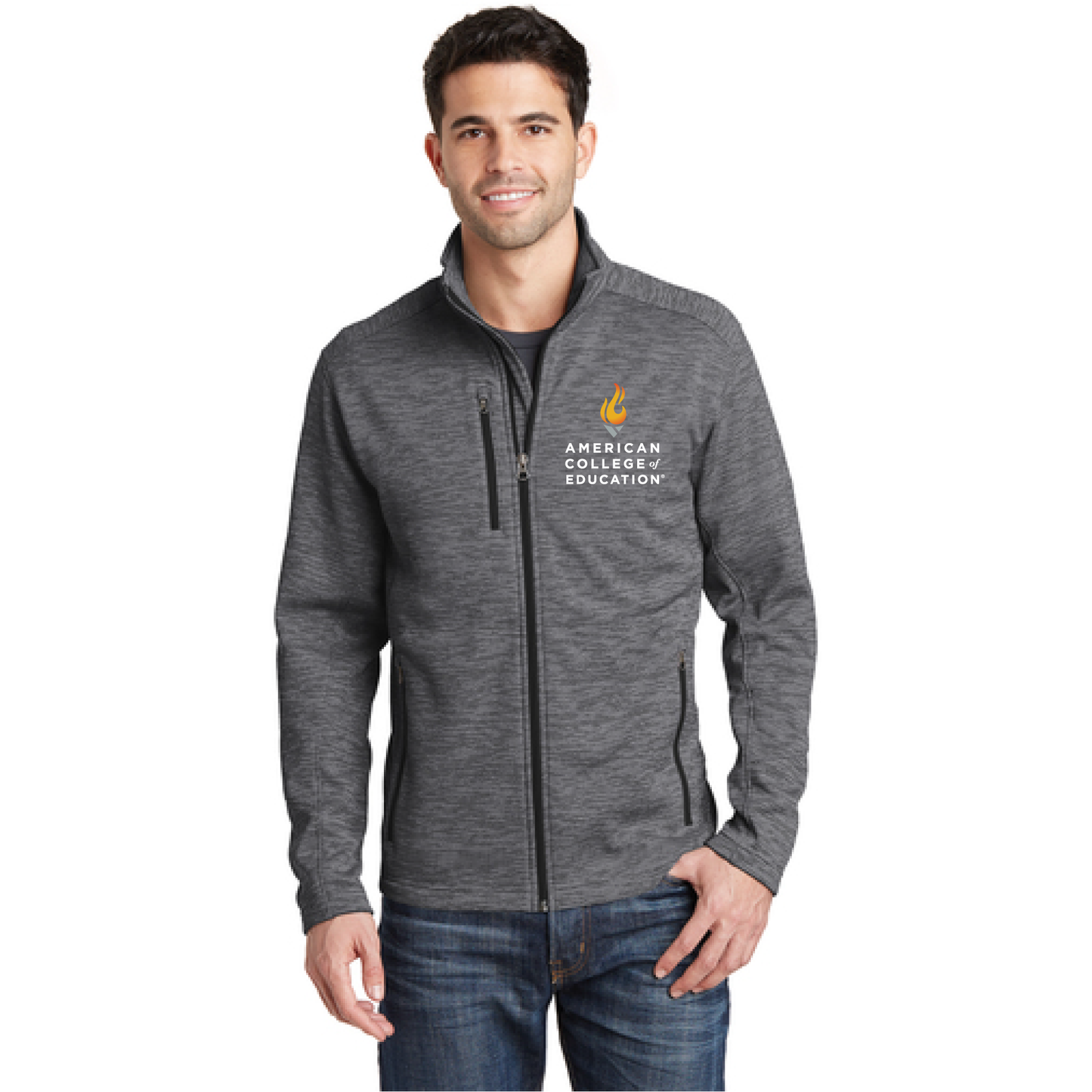 Digi Stripe Fleece Jacket