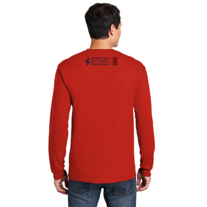 ACE Crest 100% Heavy Cotton Long Sleeve T-Shirt