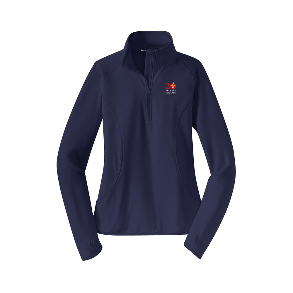 20 Year - Sport-Tek Women's Sport-Wick Stretch 1/4-Zip Pullover