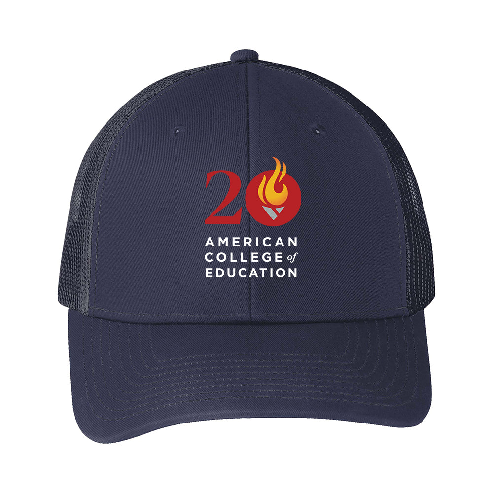 20 Year - Port Authority Snapback Trucker Cap.